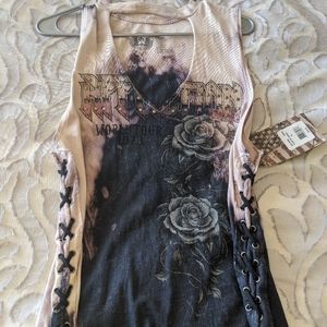 Affliction tank never worn brand new